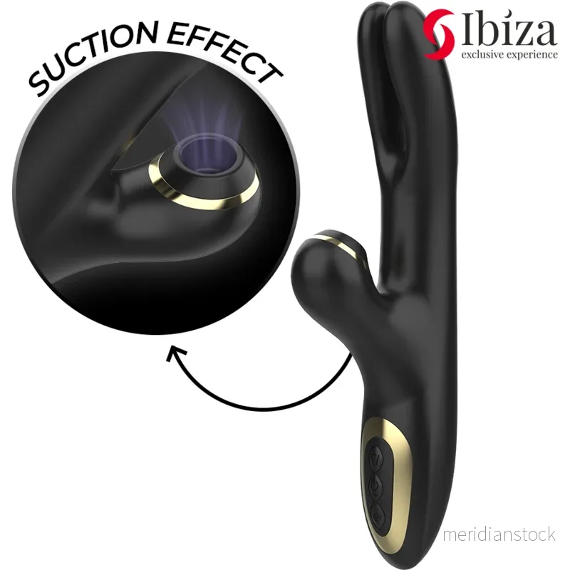 IBIZA - DOUBLE VIBRATOR CLAMPING BLACK - Bild 2