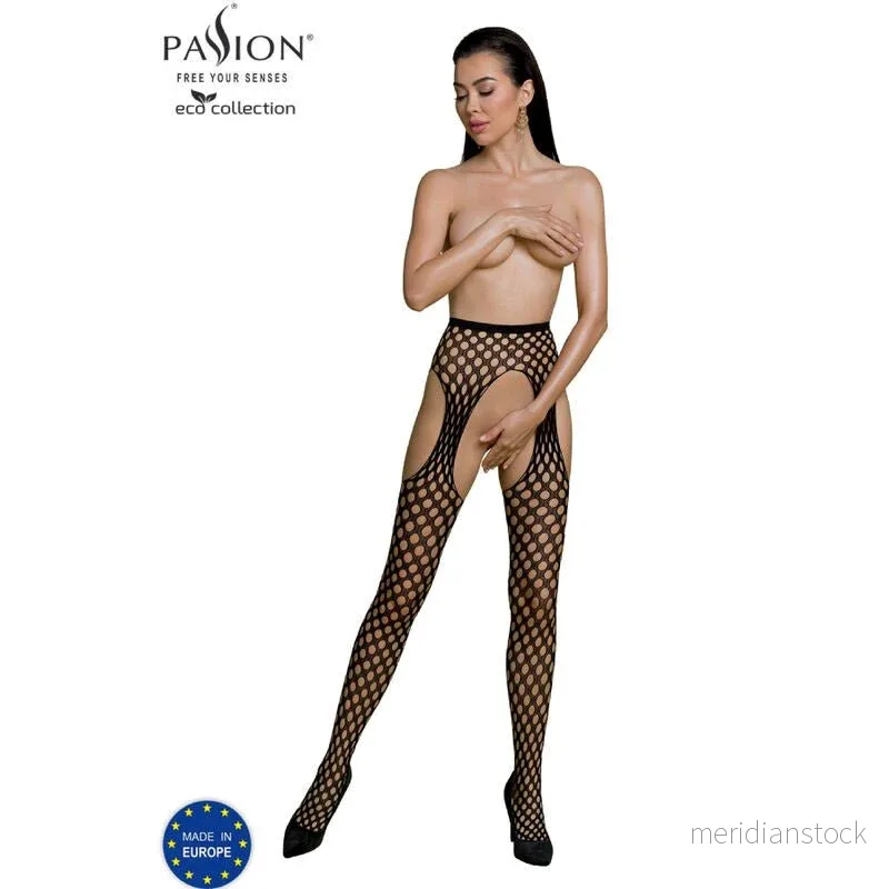 PASSION - ECO COLLECTION BODYSTOCKING ECO S003 RED - Bild 3