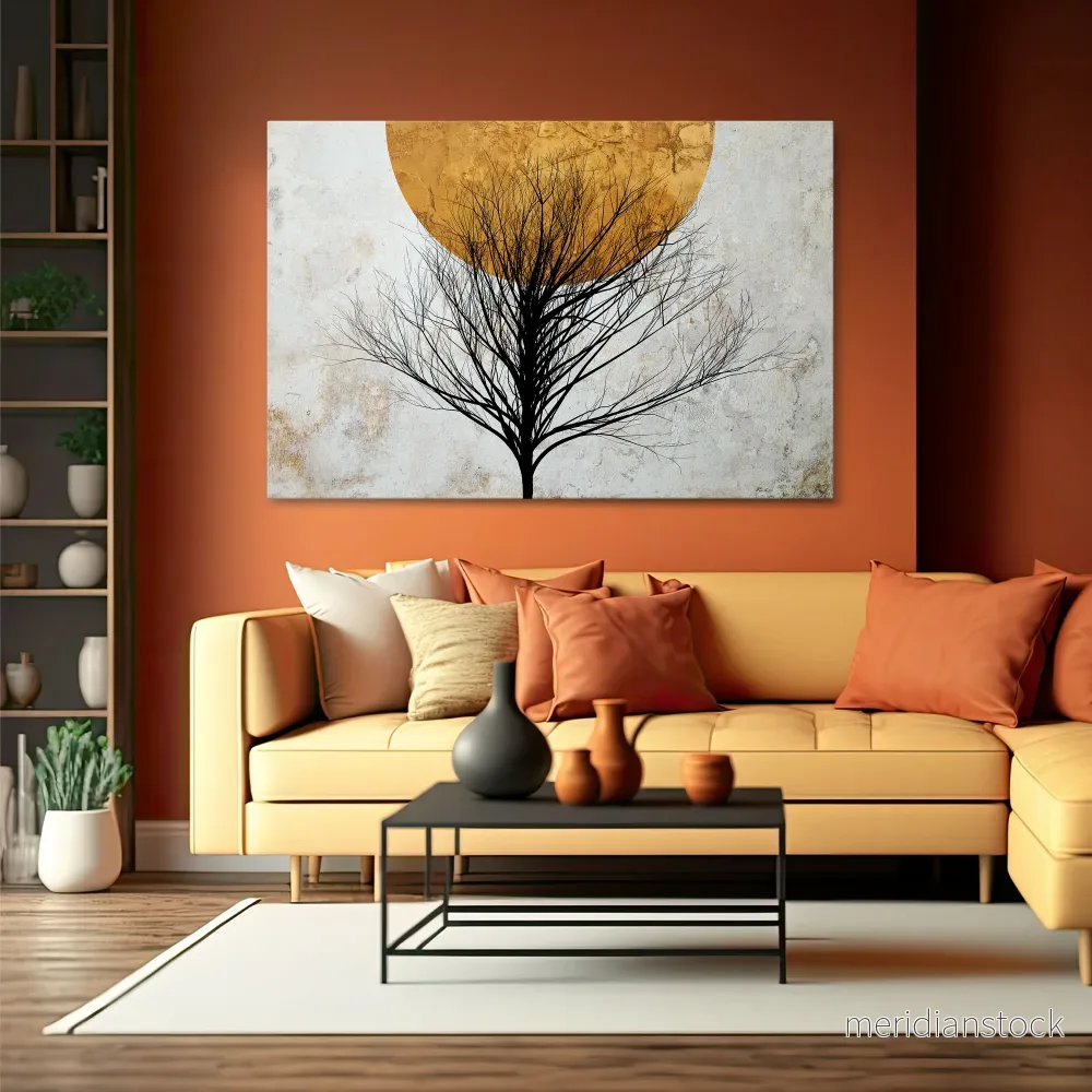 LONELY TREE Horizontal Canvas Print - Bild 2