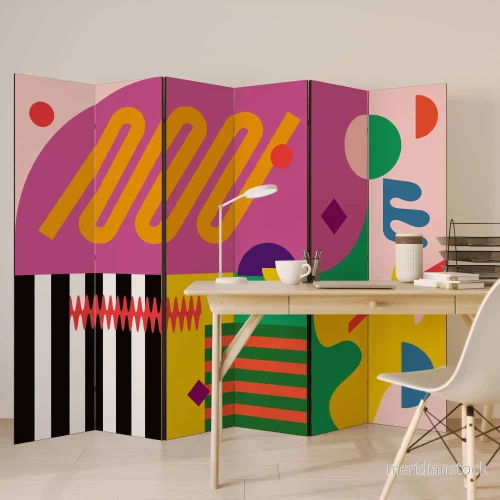 VIVID ART Rumsavdelare 6 paneler - Bild 3