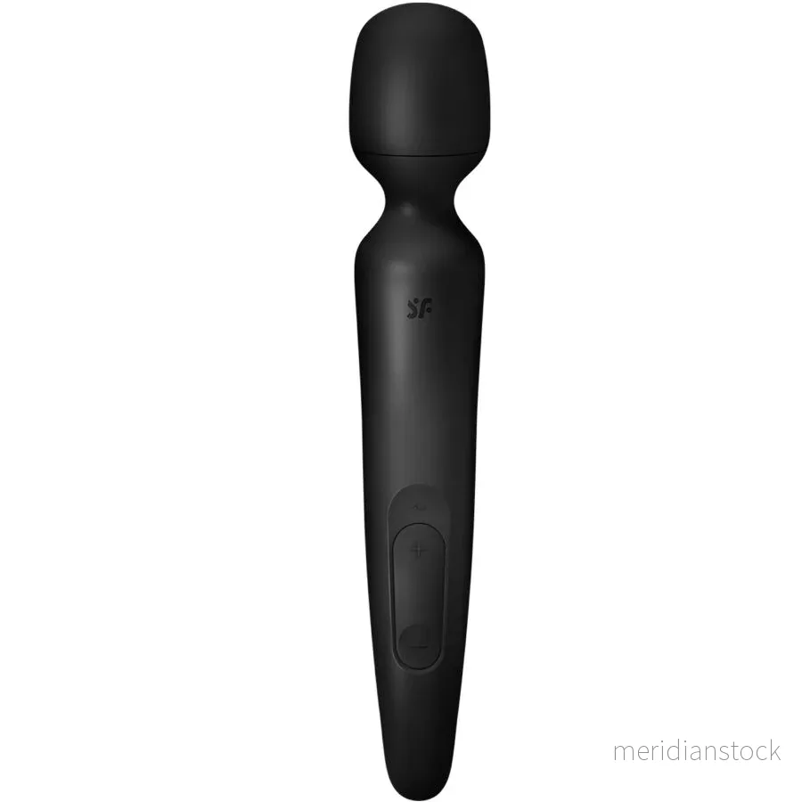 SATISFYER - WAND ERLAND VIBRATING MASSAGER BLACK