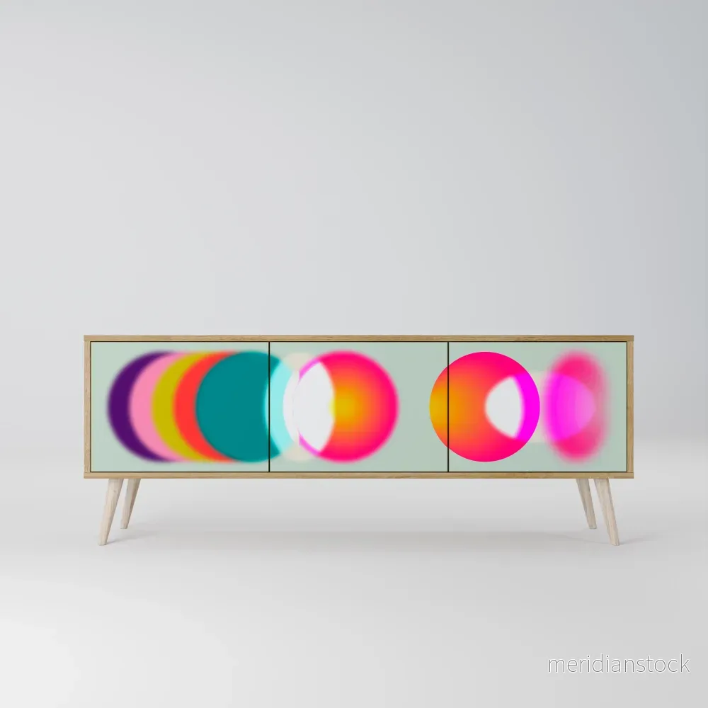 SYMPHONY OF COLORS TV-bänk med 3 dörrar - Bild 2