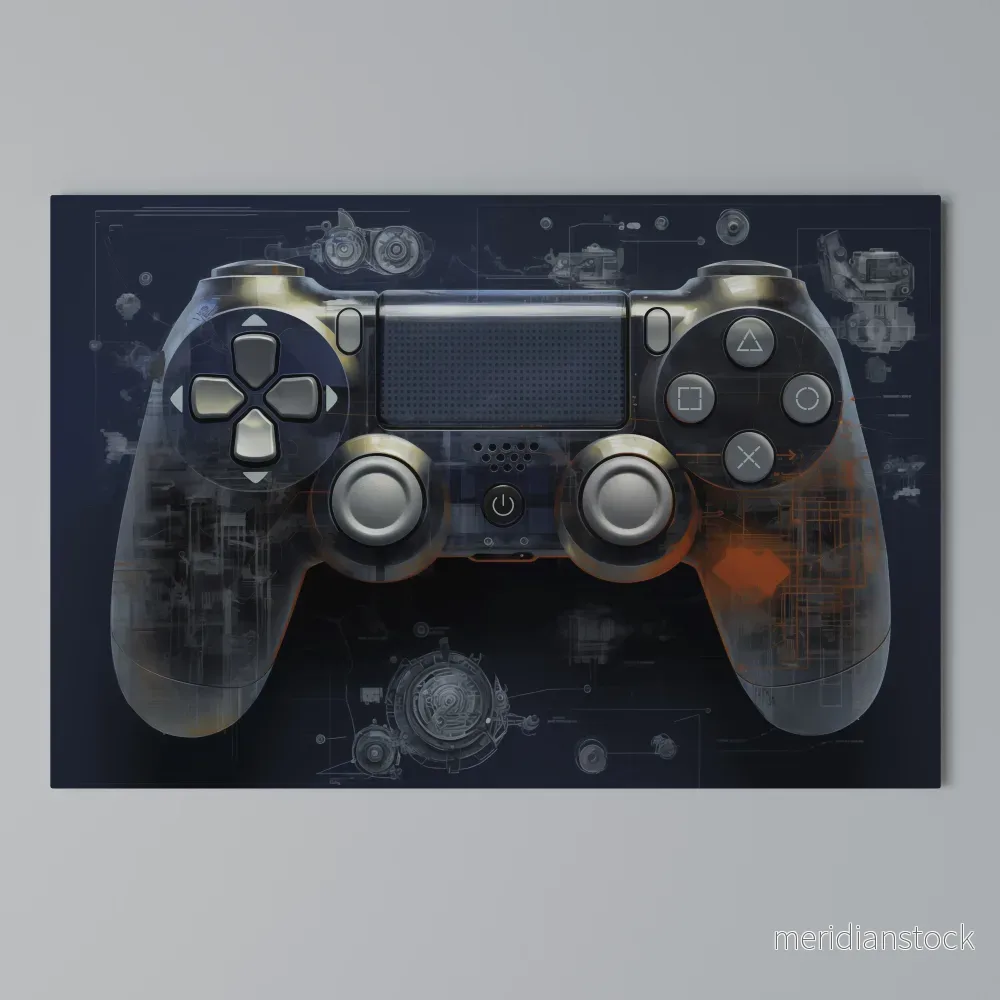VIRTUAL VELOCITY PAD Horizontal Canvas Print - Bild 3