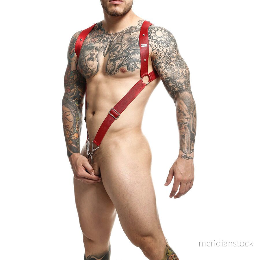 MOB - DNGEON RED STRAIGHT BACK HARNESS ONE SIZE - Bild 2