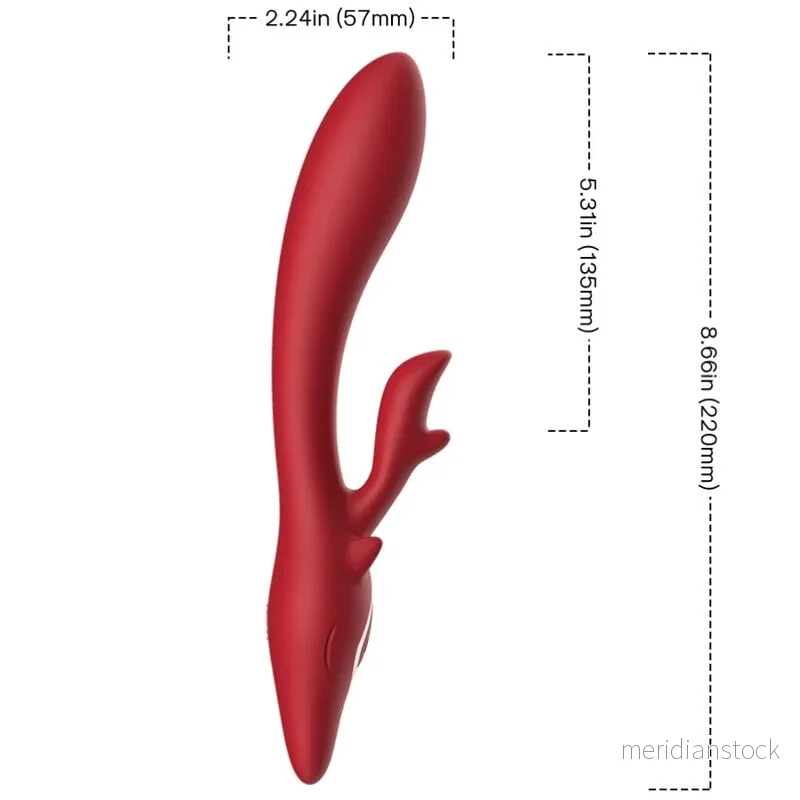 ARMONY - ELK VIBRATOR RABBIT CURVED RED - Bild 2