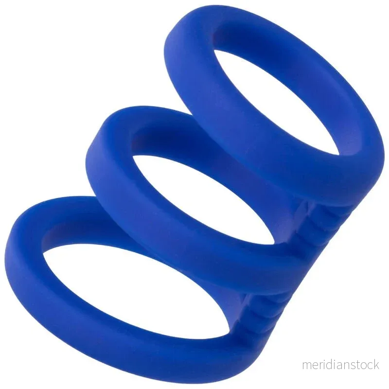 CALEXOTICS - ADMIRAL TRIPLE COCK CAGE BLUE - Bild 3