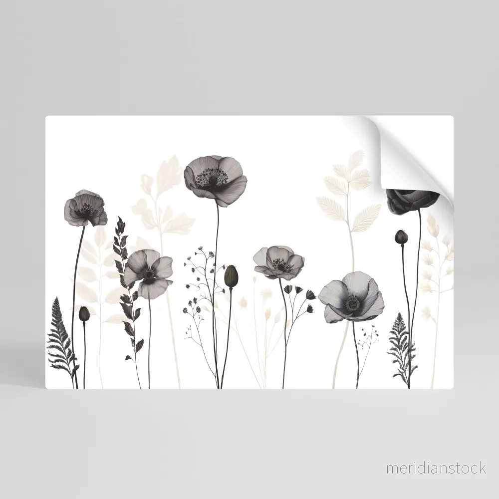 POPPY ALLURE Självhäftande Horisontell Poster - Bild 2