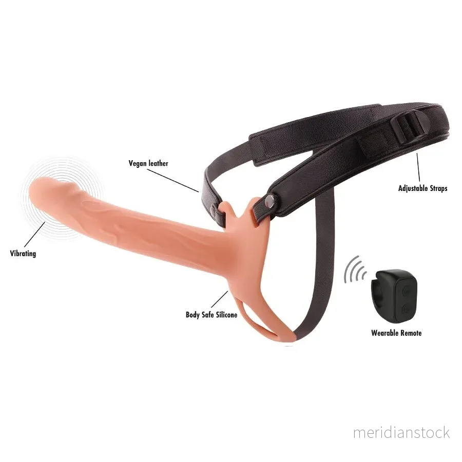 HIDDEN DESIRE - INFERNO VIBRATING PENIS SLEEVE STRAP-ON 20 CM - Bild 3