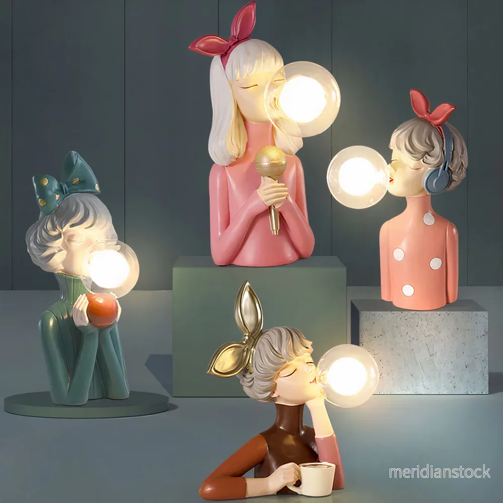 Handgjord bordslampa - CraftGlow - Bild 2