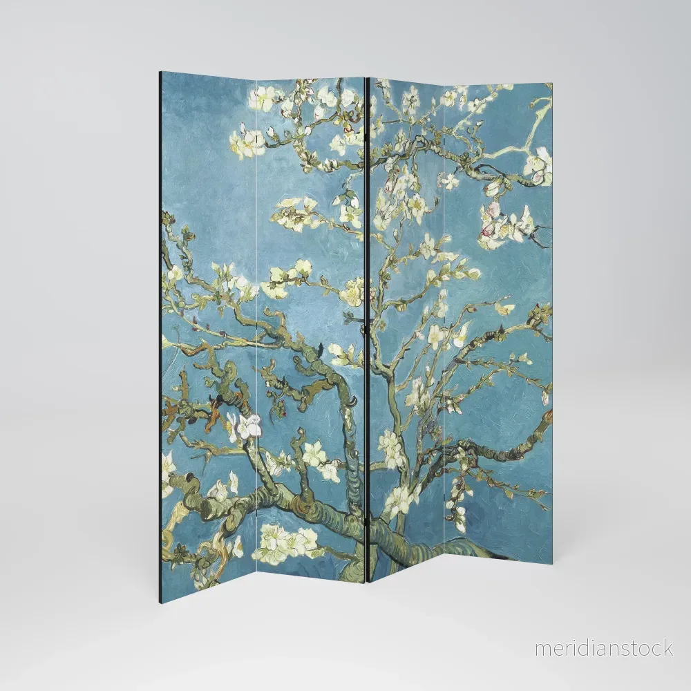 ALMOND BLOSSOM Rumsavdelare 4 paneler
