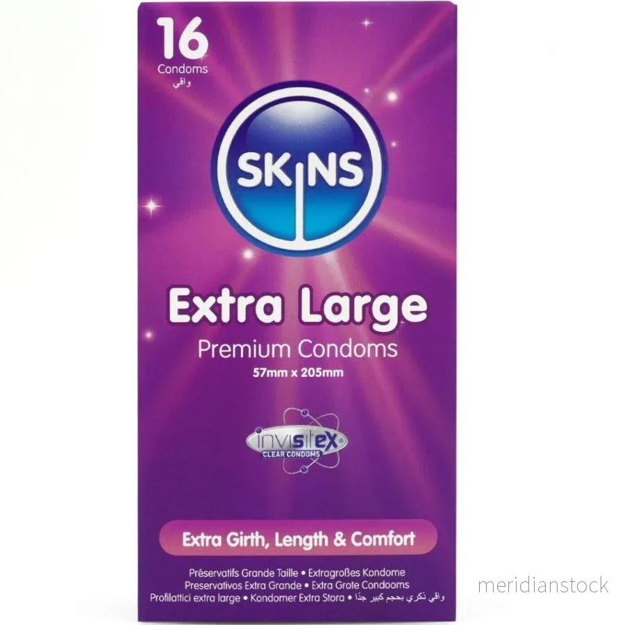 SKINS - EXTRA LARGE PREMIUM CONDOMS PACK 16