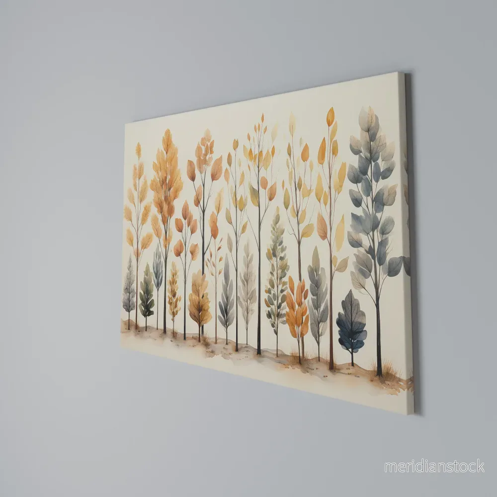 AUTUMN FOREST Horizontal Canvas Print - Bild 3