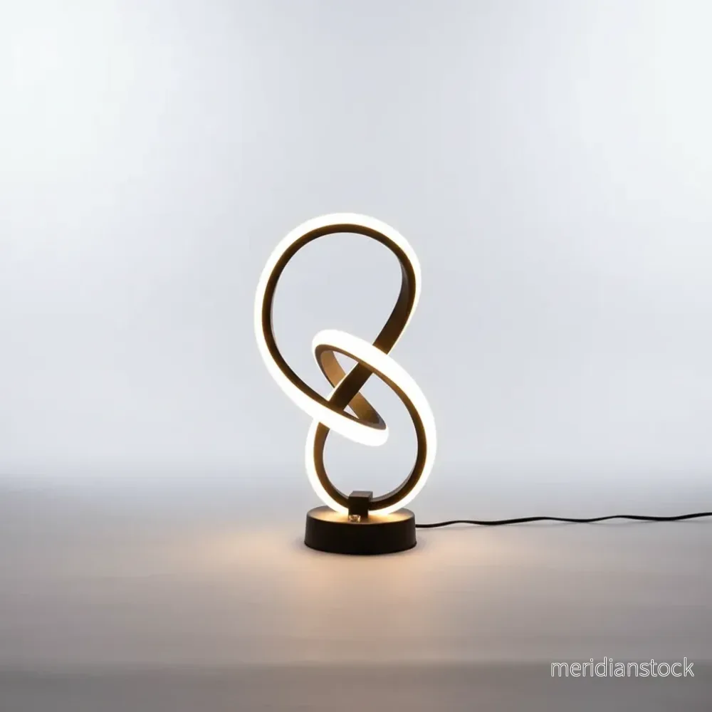 Modern dimbar bordslampa - LoopLume - Bild 2