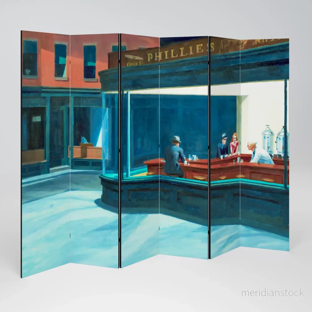 NIGHTHAWKS Rumsavdelare 6 paneler - Bild 2