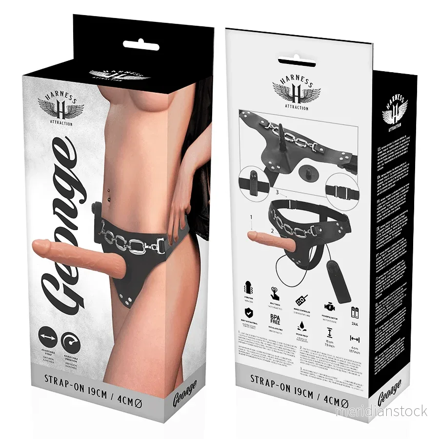 HARNESS ATTRACTION - RNES GEORGE REALISTIC VIBRATOR 19 CM -O- 4 CM - Bild 3