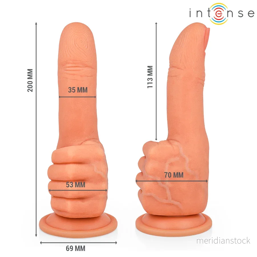 INTENSE - BENDER G-SPOT STIMULATOR FLEXIBLE HAND 11.3 CM - Bild 2