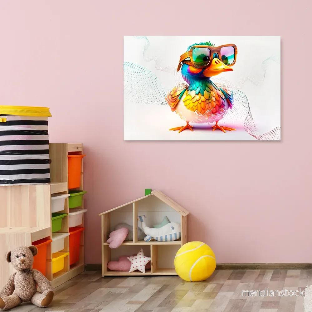 QUACKY FUN Horizontal Canvas Print - Bild 2