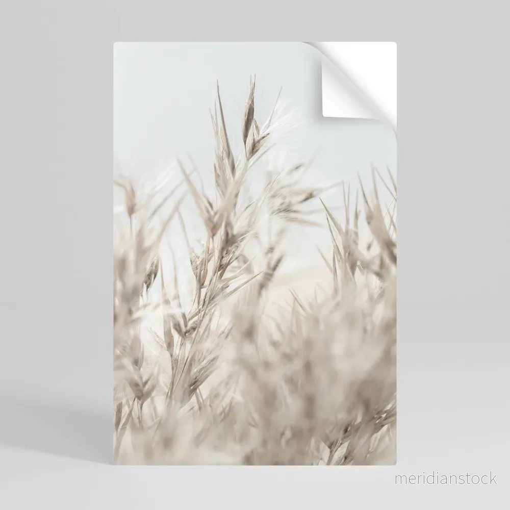 TRANQUIL GRASSES Självhäftande Vertikal Poster - Bild 2