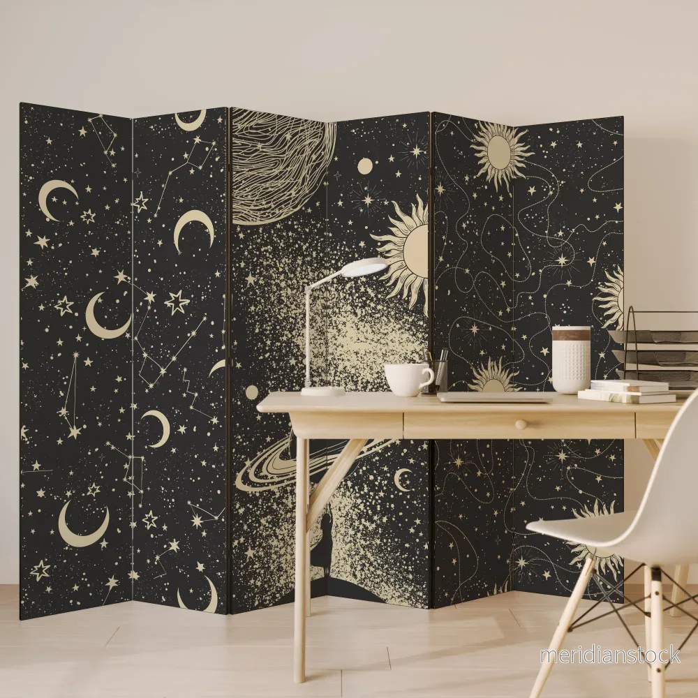 BRILLIANT UNIVERSE Rumsavdelare 6 paneler - Bild 3