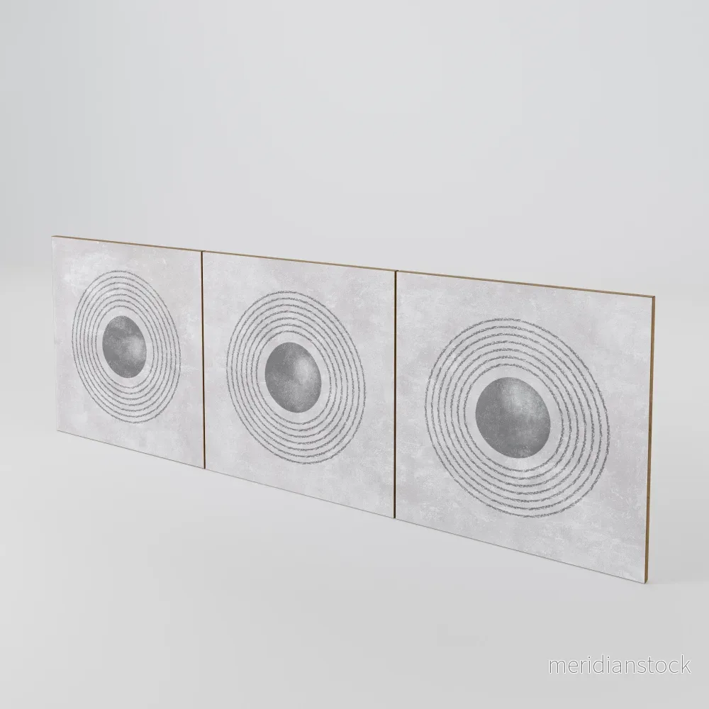SOLID CIRCLES Luckset med 3 dörrar till sideboard SOLID CIRCLES Luckset med 3 dörrar till sideboard