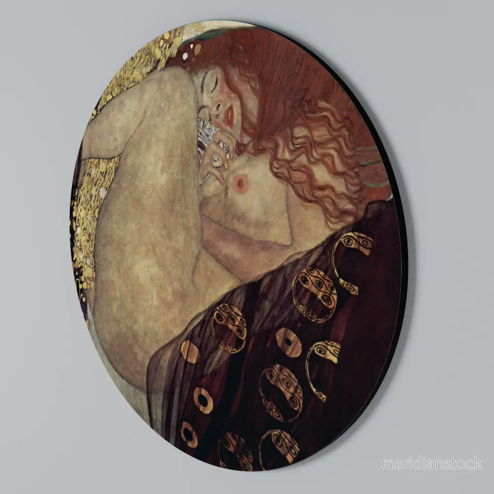 DANAE BY KLIMT Rund väggdekor - Bild 2