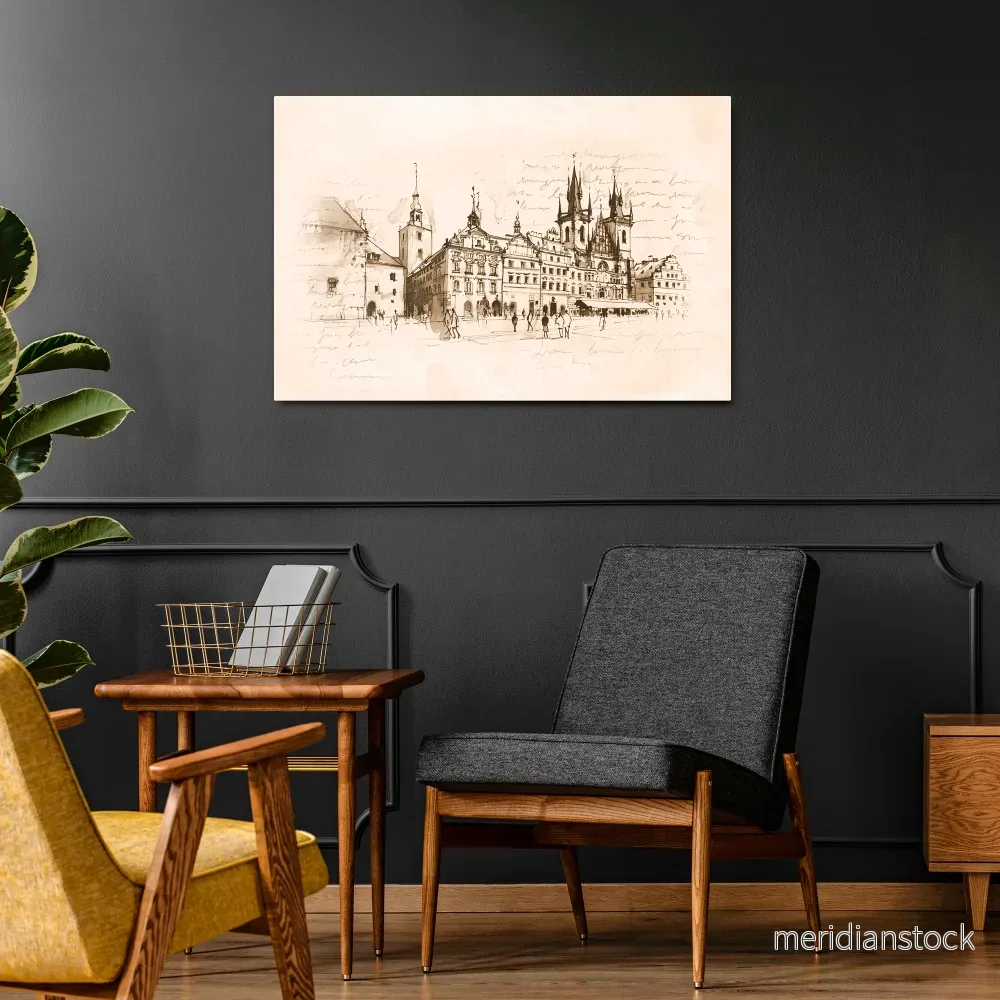 WHISPERS OF ARCHITECTURE Horizontal Canvas Print - Bild 2