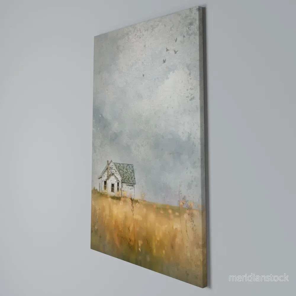 FIELDS OF FADING LIGHT Vertical Canvas Print - Bild 3