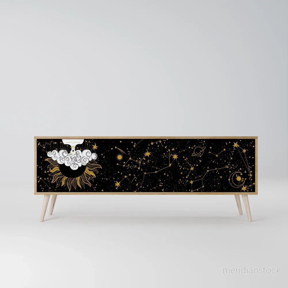 STELLAR CONSTELLATIONS TV-bänk med 3 dörrar - Bild 2