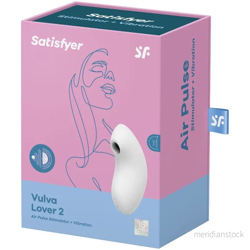SATISFYER - VULVA LOVER 2 AIR PULSE STIMULATOR & VIBRATOR BLUE - Bild 2
