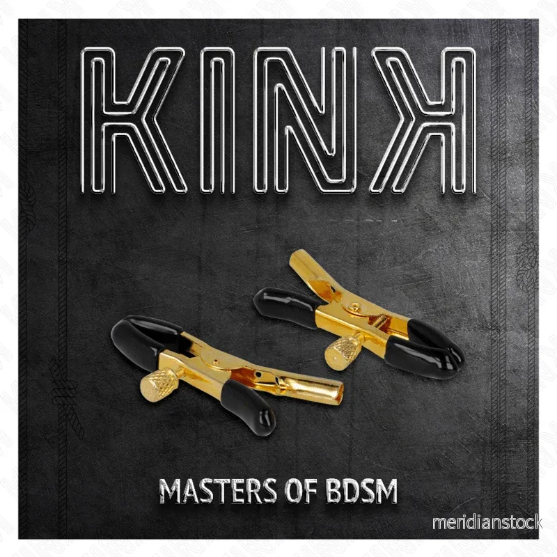 KINK - GOLD NIPPLE CLAMPS 6 CM - Bild 3