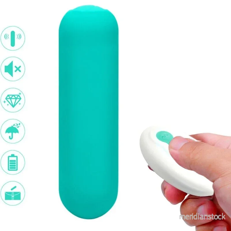 ARMONY - SPLASH JOIE VIBRATOR BULLET SILICONE REMOTE CONTROL 10 VIBRATIONS 75 X 19 CM GREEN