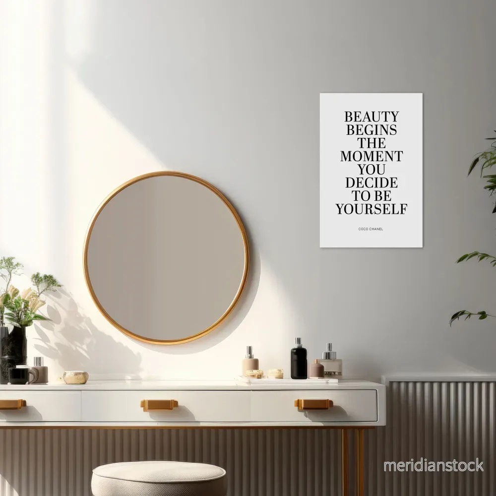 BEAUTY REDEFINED Vertical Canvas Print - Bild 2