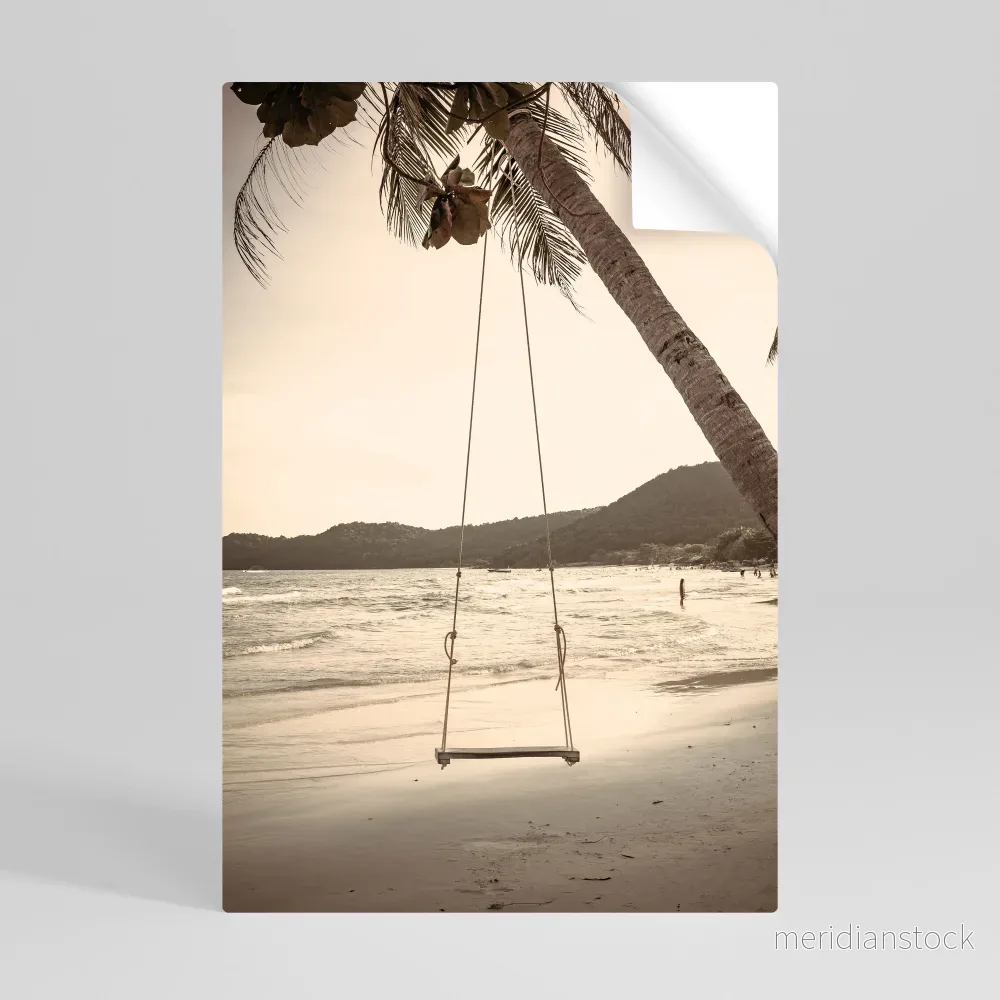 SUNSET SWING SORROW Självhäftande Vertikal Poster - Bild 2