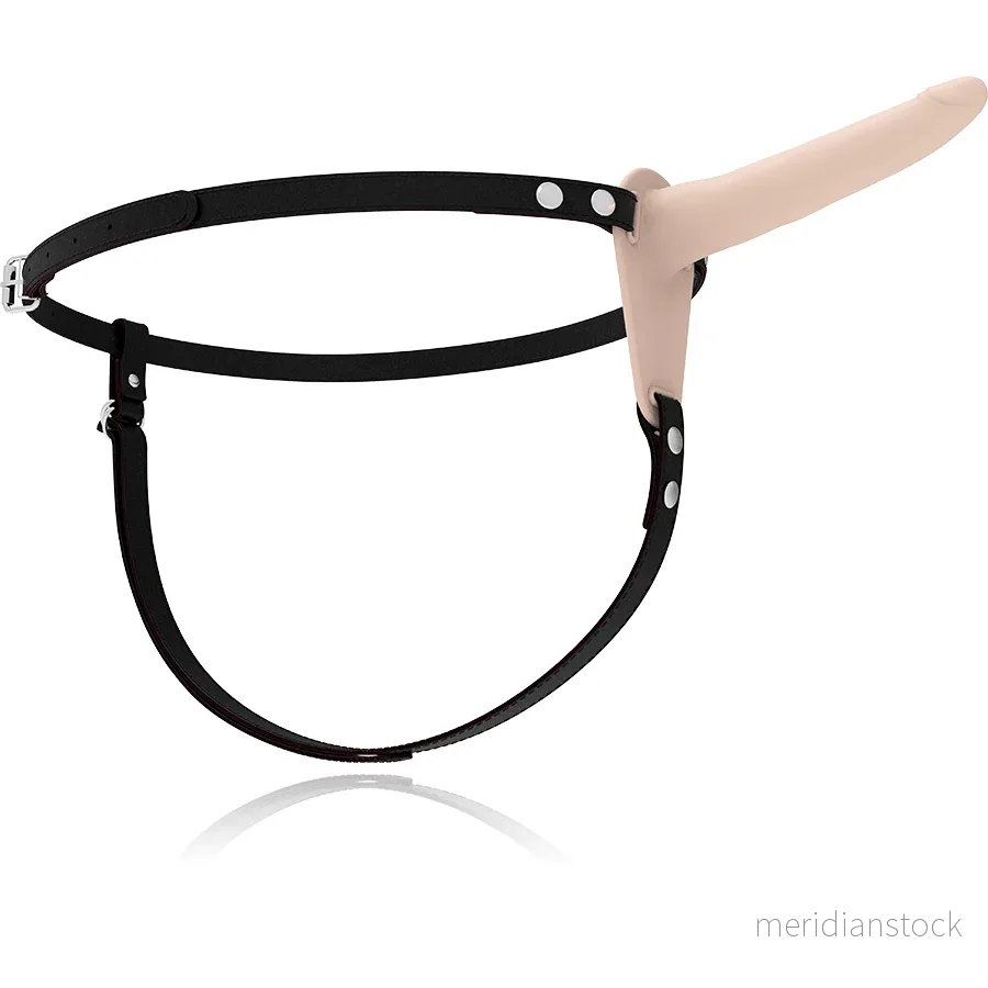 FETISH SUBMISSIVE HARNESS - FLESH SILICONE 15 CM