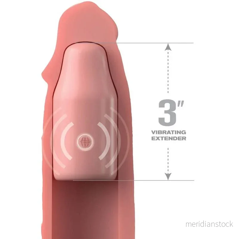 FANTASY X- TENSIONS - PIPEDREAMS SLEEVE 22,86 CM + 7,62 CM PLUG REMOTE SKIN - Bild 2