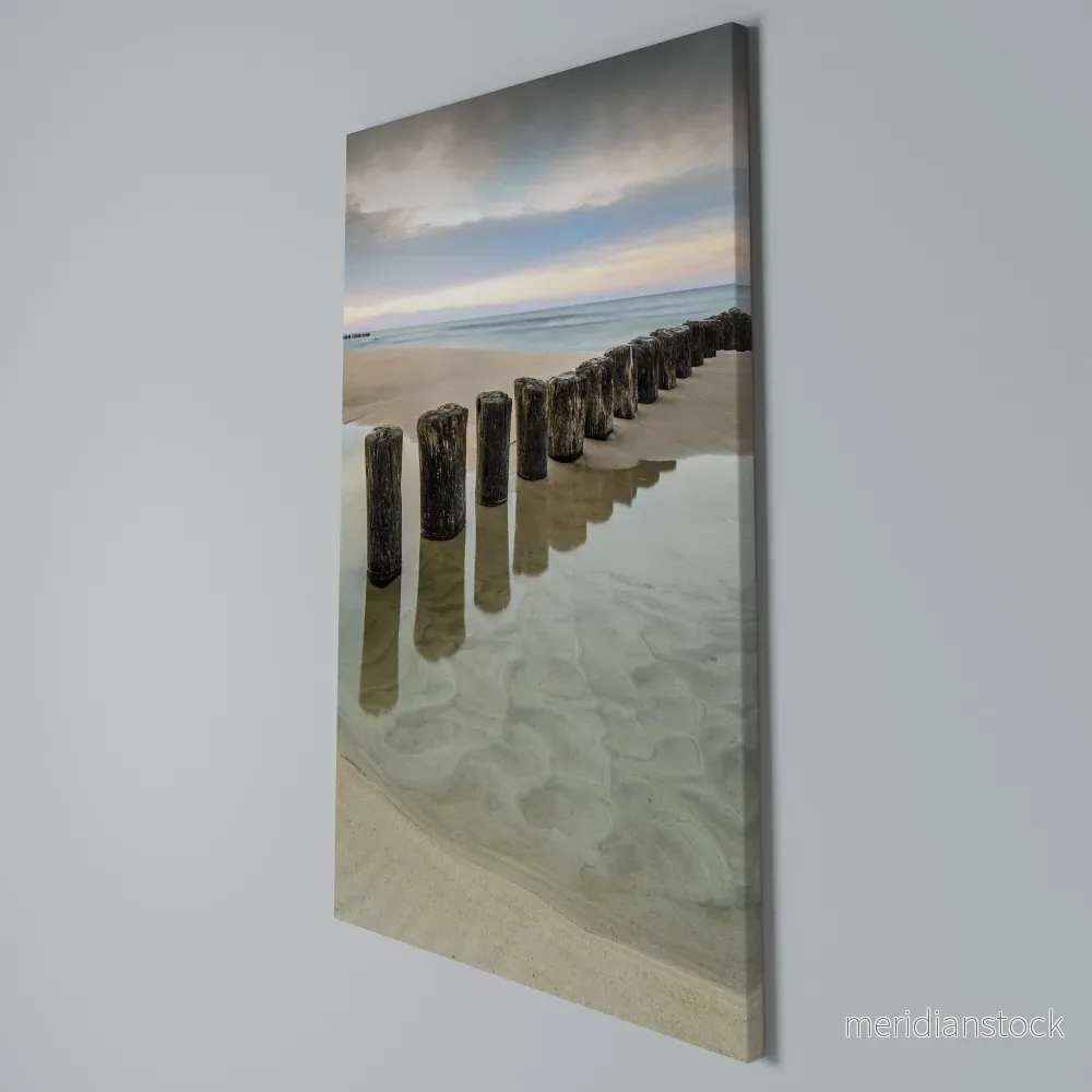 TIDAL SYMMETRY Vertical Canvas Print - Bild 3