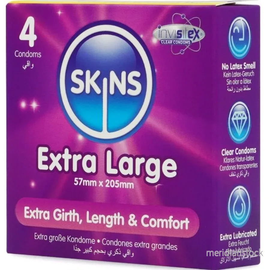 SKINS - EXTRA LARGE PREMIUM CONDOMS PACK 4 - Bild 2