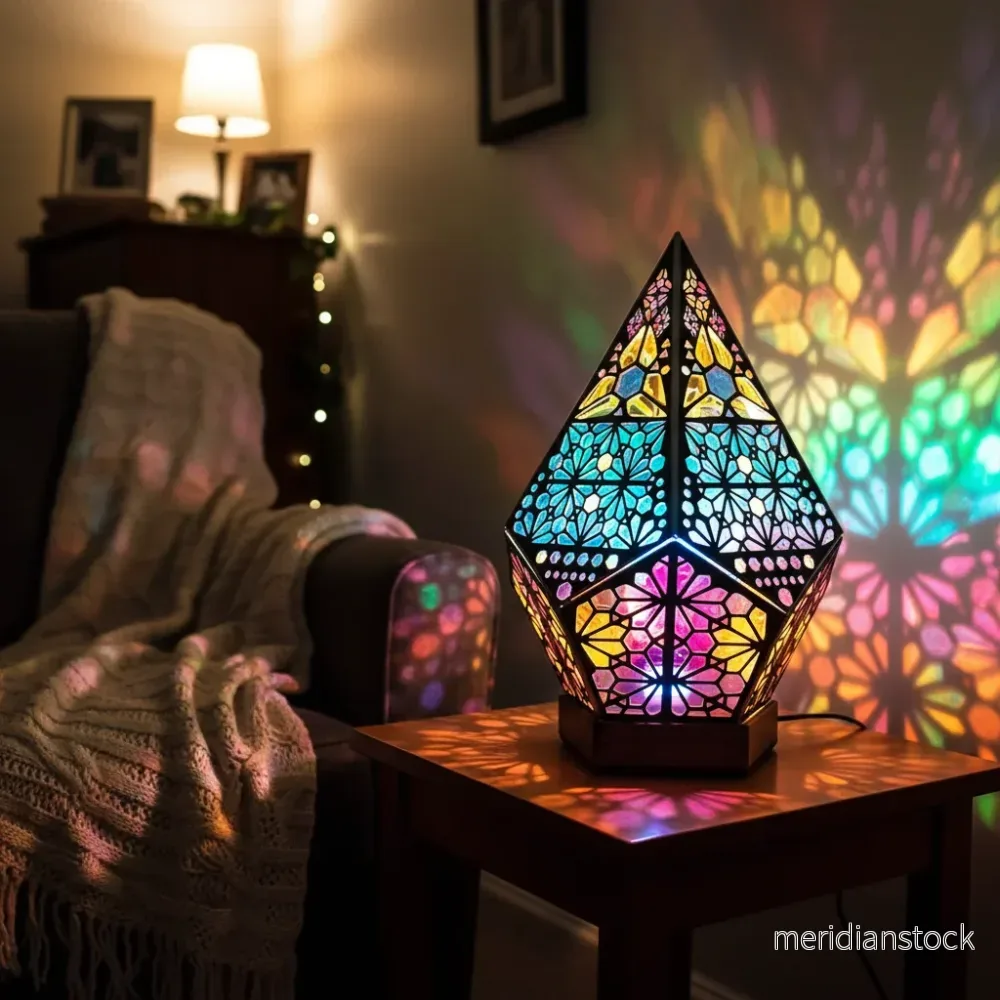 Boho stjärnmönsterlampa - StarGroove