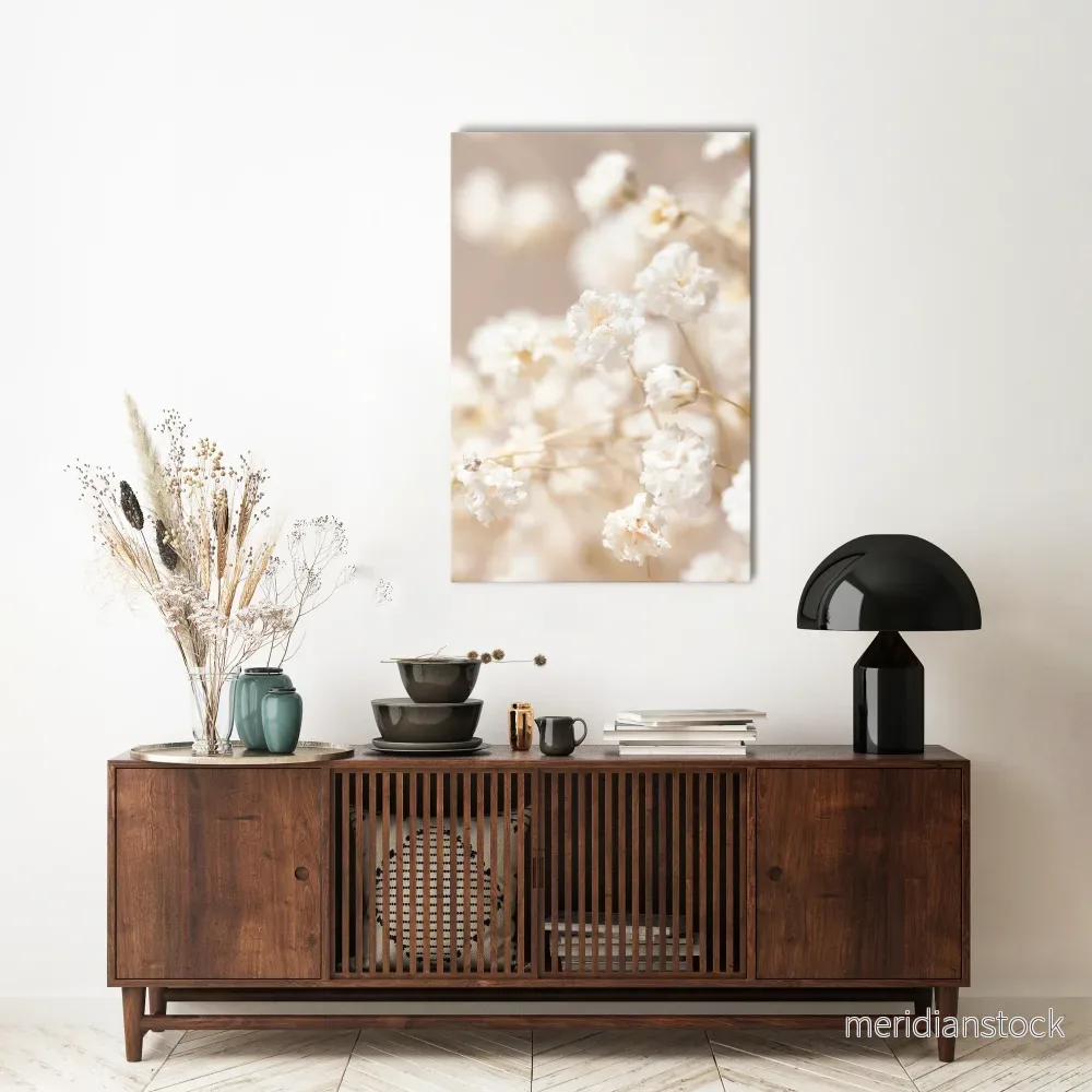 GHOSTLY BLOOM Vertical Canvas Print - Bild 2