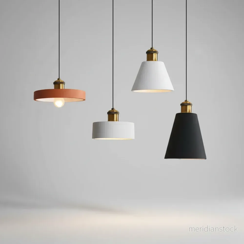Modern pendellampa i metall - GlowMora - Bild 2