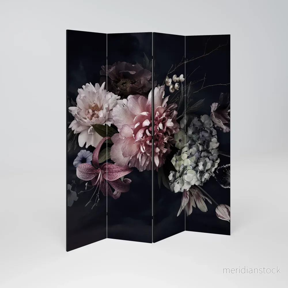 PURE BLOSSOM Rumsavdelare 4 paneler