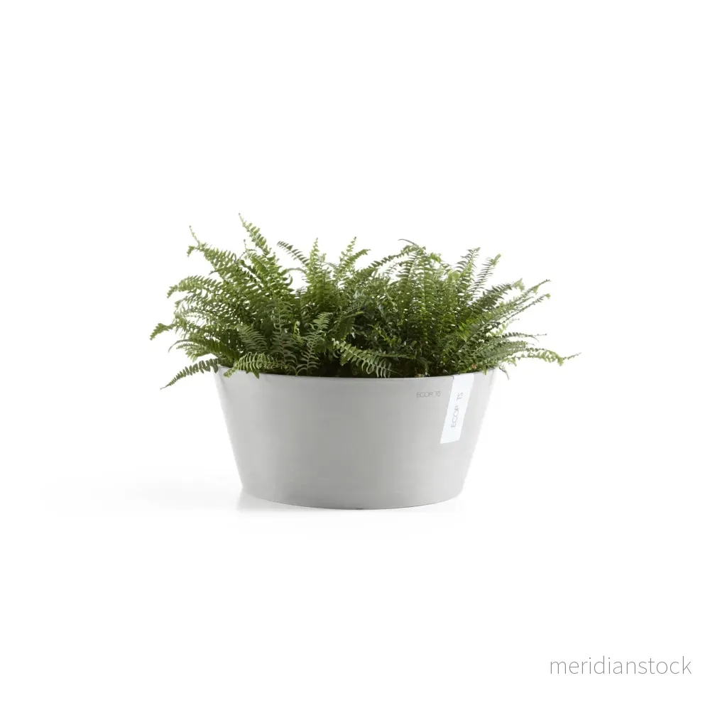 Kruka Frankfurt 40cm vitgrå