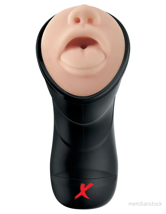 PDX ELITE - DEEP THROAT VIBRATING STROKER