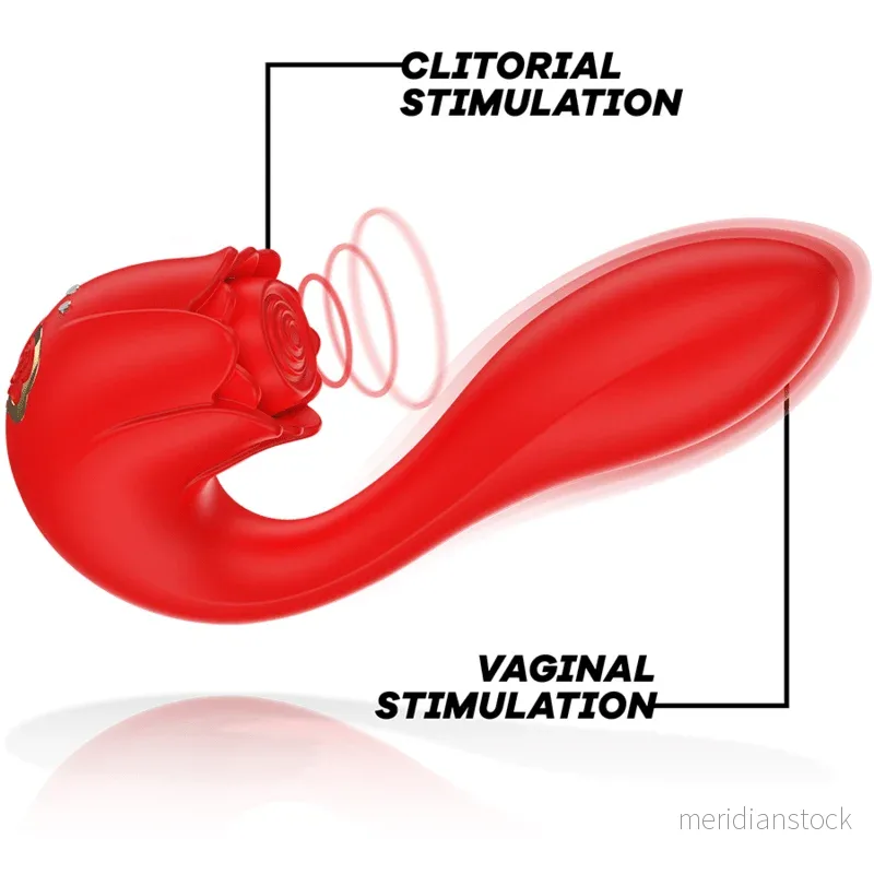 MIA - SELENA STIMULATOR VIBRATING + TAPPING RED - Bild 3