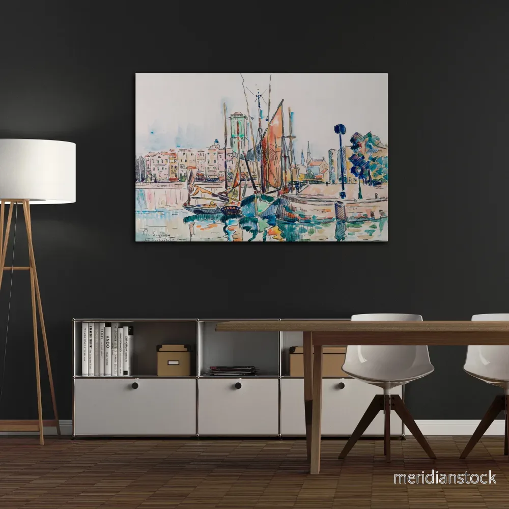 LA ROCHELLE Horizontal Canvas Print - Bild 2