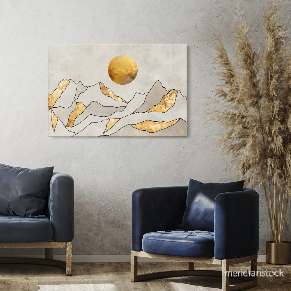 SUNNY BLAZE Horizontal Canvas Print