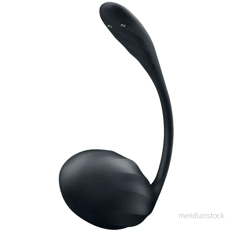 SATISFYER - RIBBED PETAL G POINT STIMULATOR REMOTE CONTROL BLACK FREE APP - Bild 2