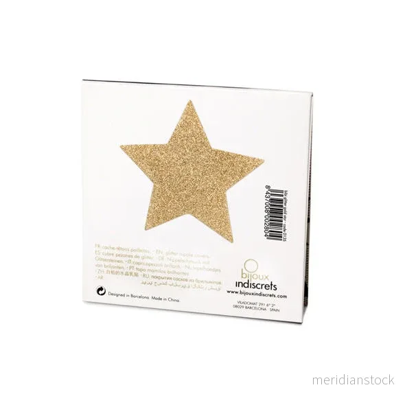 BIJOUX - INDISCRETS FLASH GOLDEN STAR NIPPLE COVERS - Bild 2