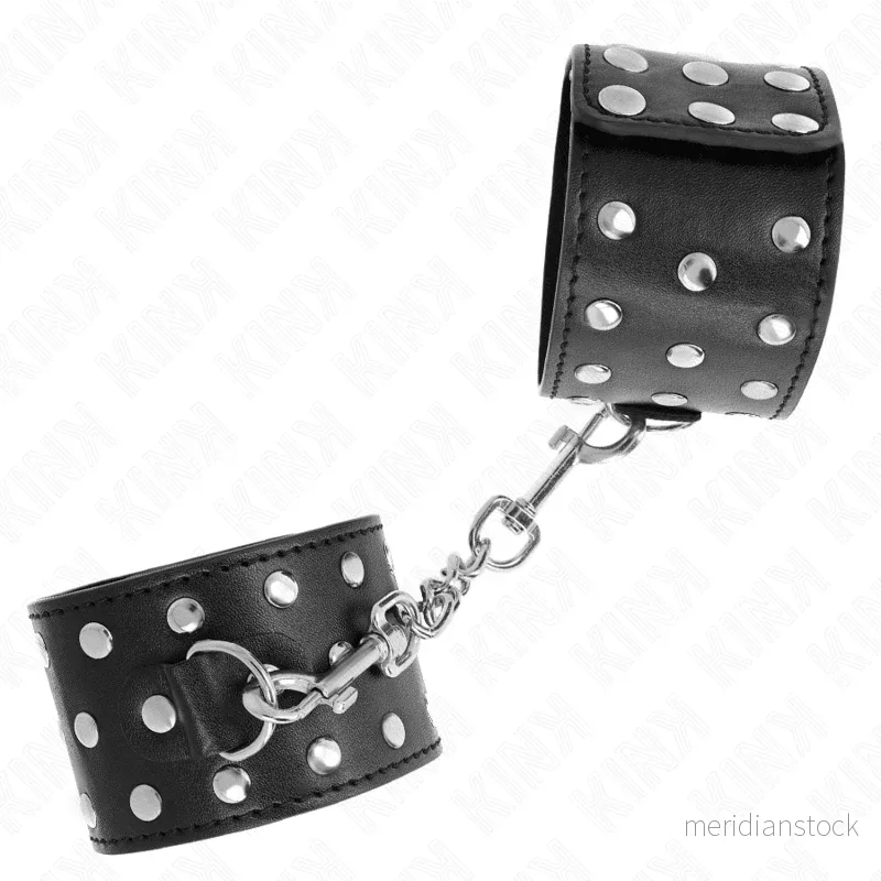 KINK - PUNK WRIST RESTRAINTS ADJUSTABLE 19-24 CM X 5.5 CM - Bild 2