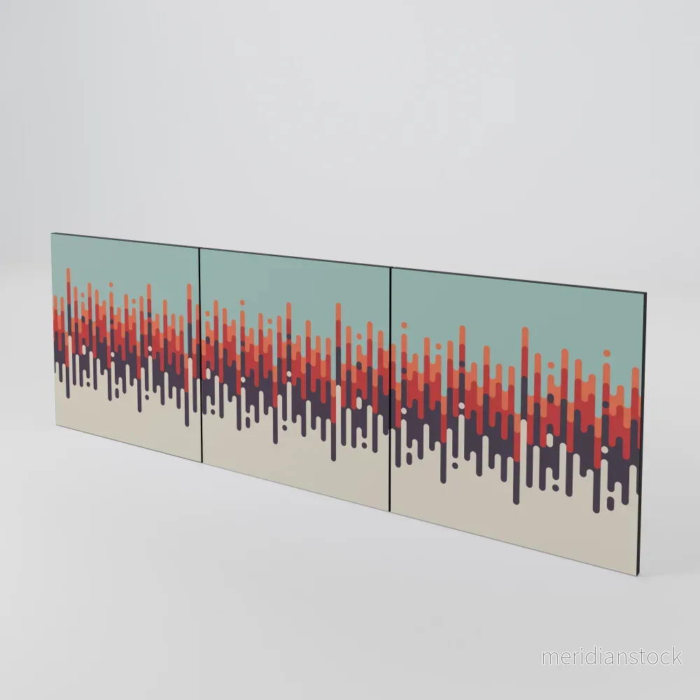 CHROMA CONTOURS Luckset med 3 dörrar till sideboard - Bild 3